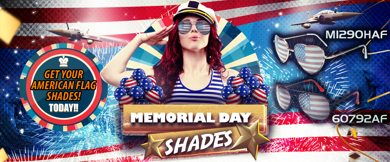 Wholesale American Flag Sunglasses  Memorial Day